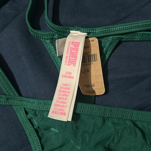 NWT mesh PINK thong - Picture 3 of 5